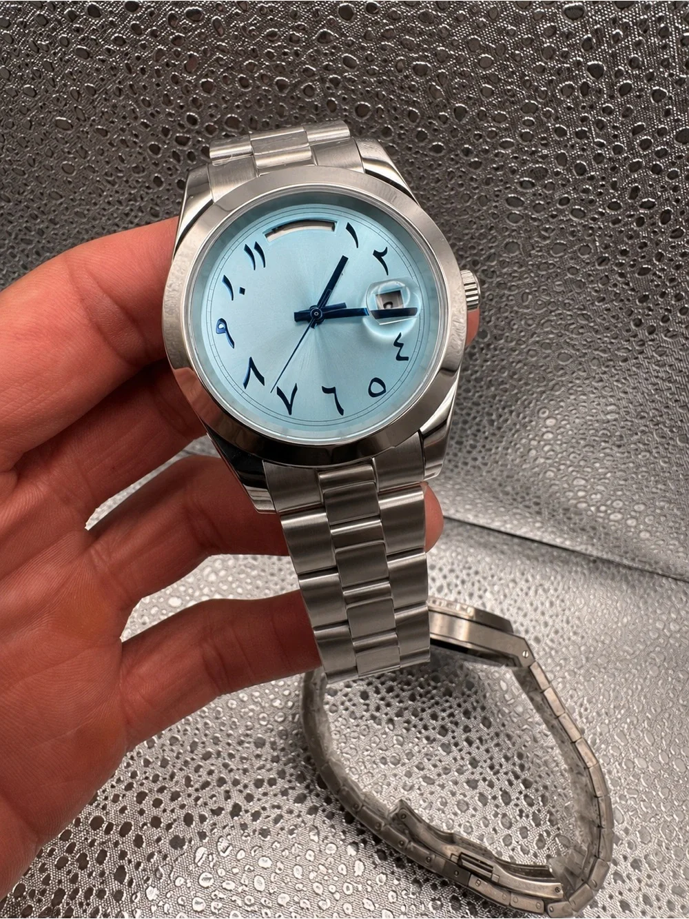 41mm stainless steel automatic mechanical luxury mens watch